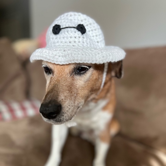 FINAL PRICE Handmade Baymax Infant Size Crochet Bucket Hat - Picture 7 of 8